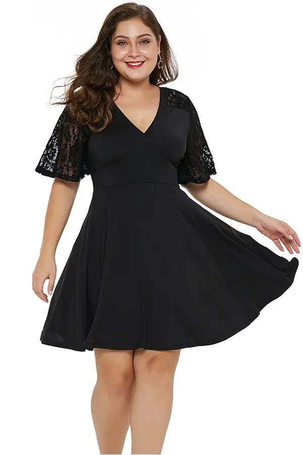 sexy little black dress plus size