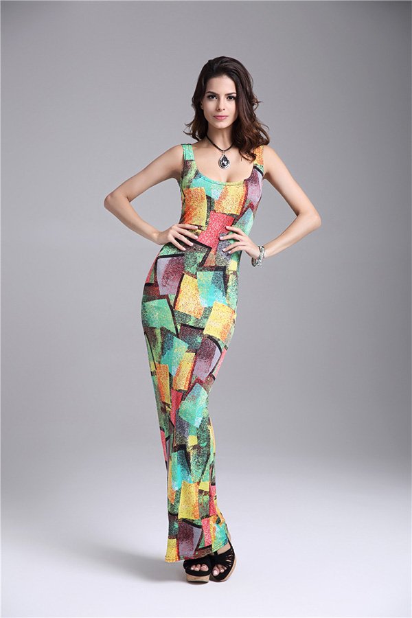 colourful maxi