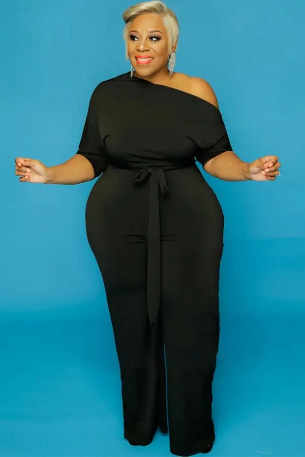 Plus Size Formal Jumpsuits with Short ...